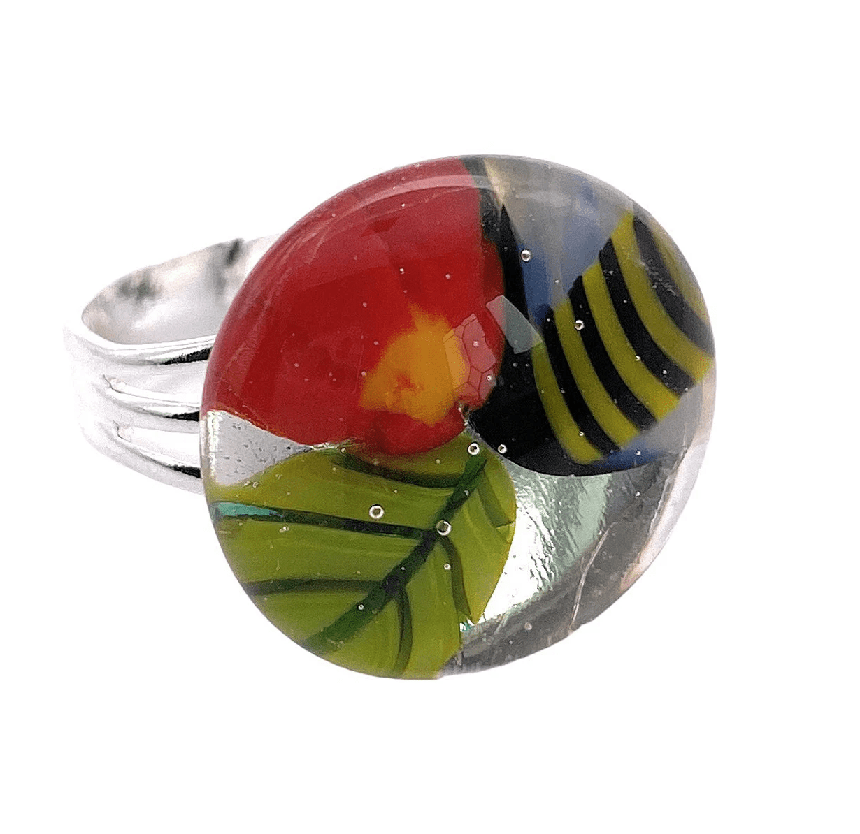 Handmade Glass Ring - Calon Glass & Murano Passion