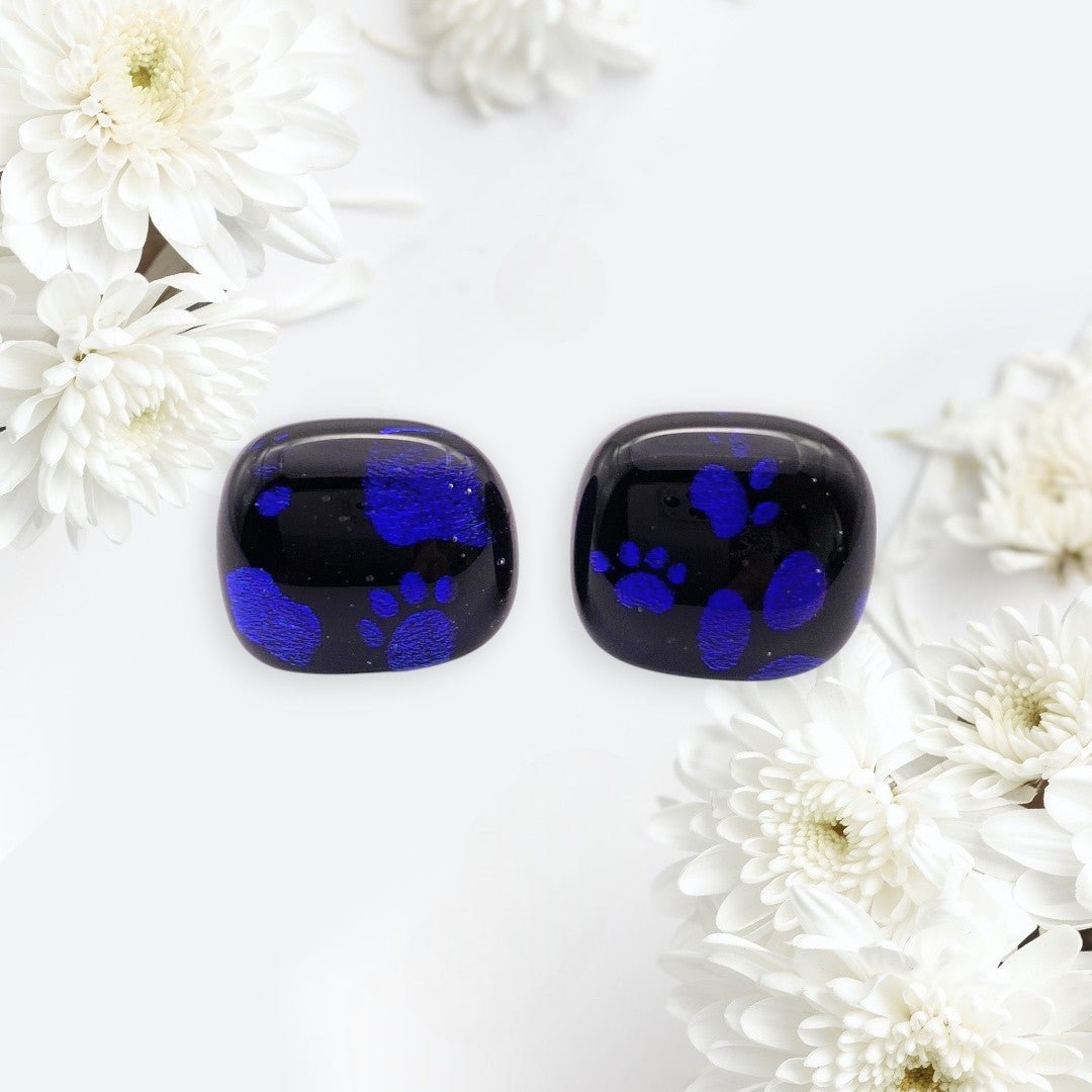 Handmade Dichroic Glass Earrings - Calon Glass & Murano Passion