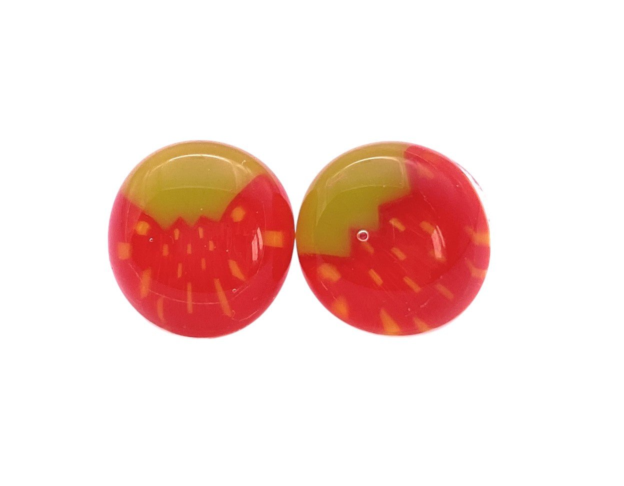 Handmade Dichroic Glass Earrings - Calon Glass & Murano Passion
