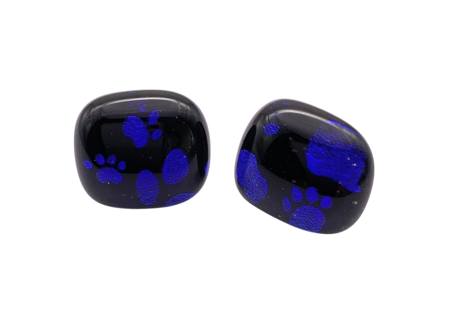 Handmade Dichroic Glass Earrings - Calon Glass & Murano Passion