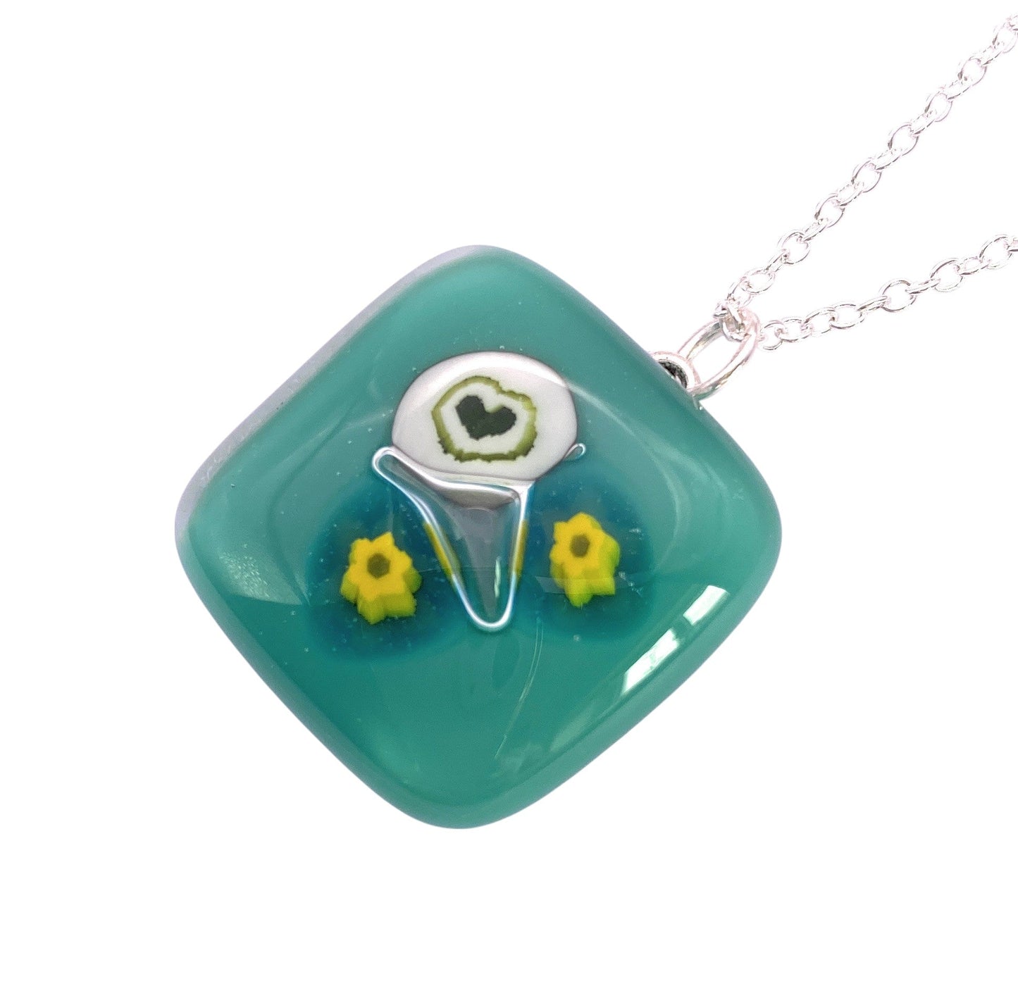 Handmade Glass Pendant - Calon Glass & Murano Passion