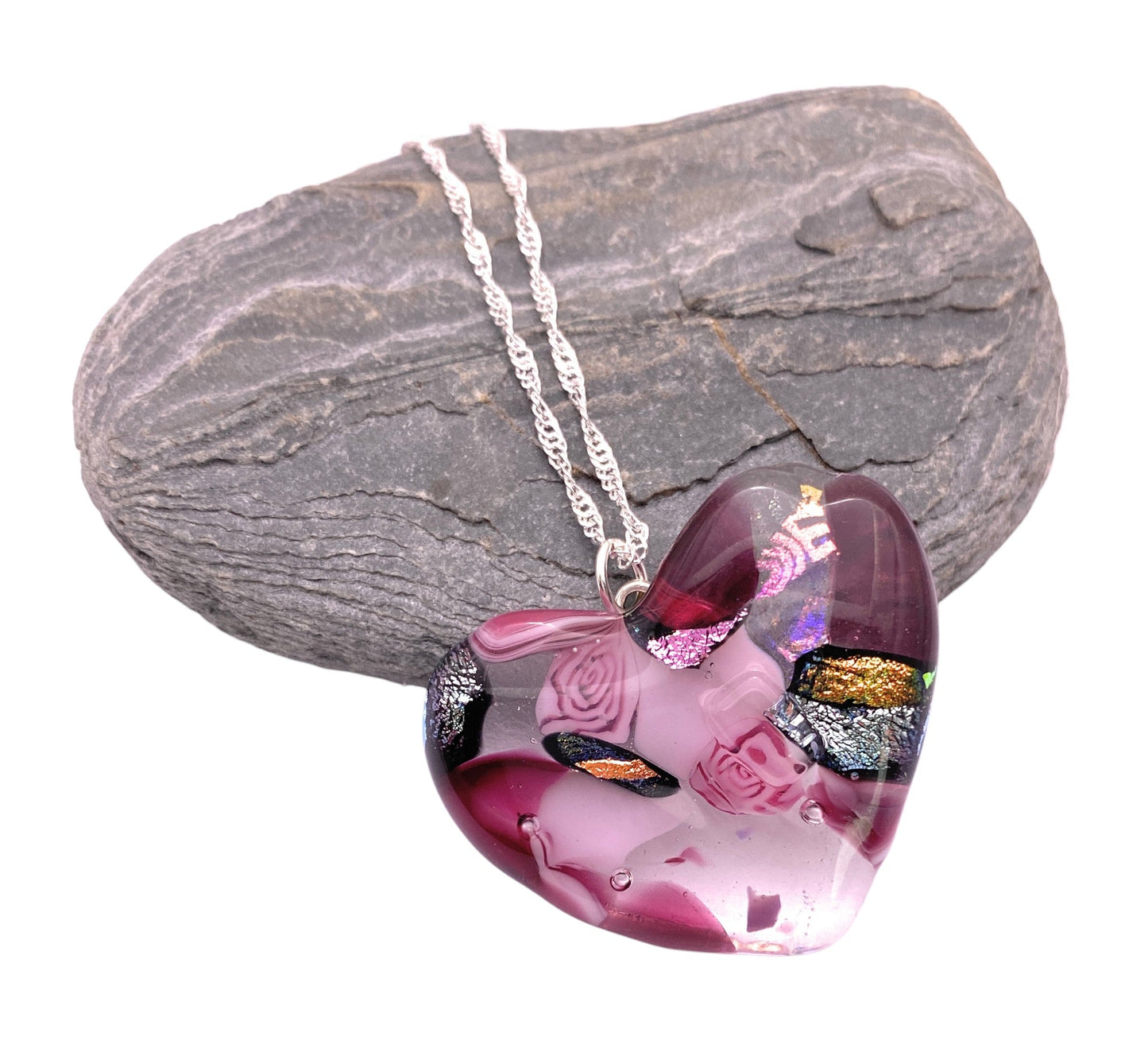 Handmade Glass Pendant - Calon Glass & Murano Passion