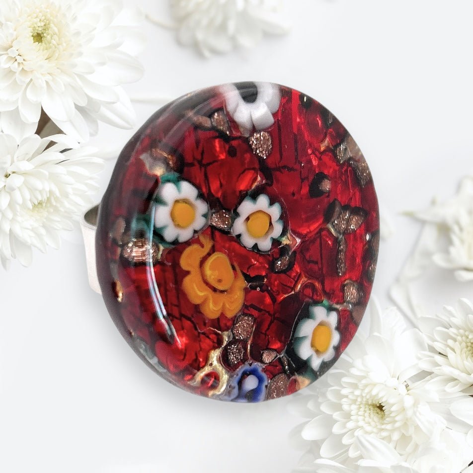 Murano Glass Ring - Calon Glass & Murano Passion