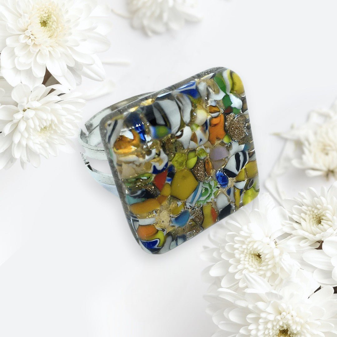 Murano Glass Ring - Calon Glass & Murano Passion