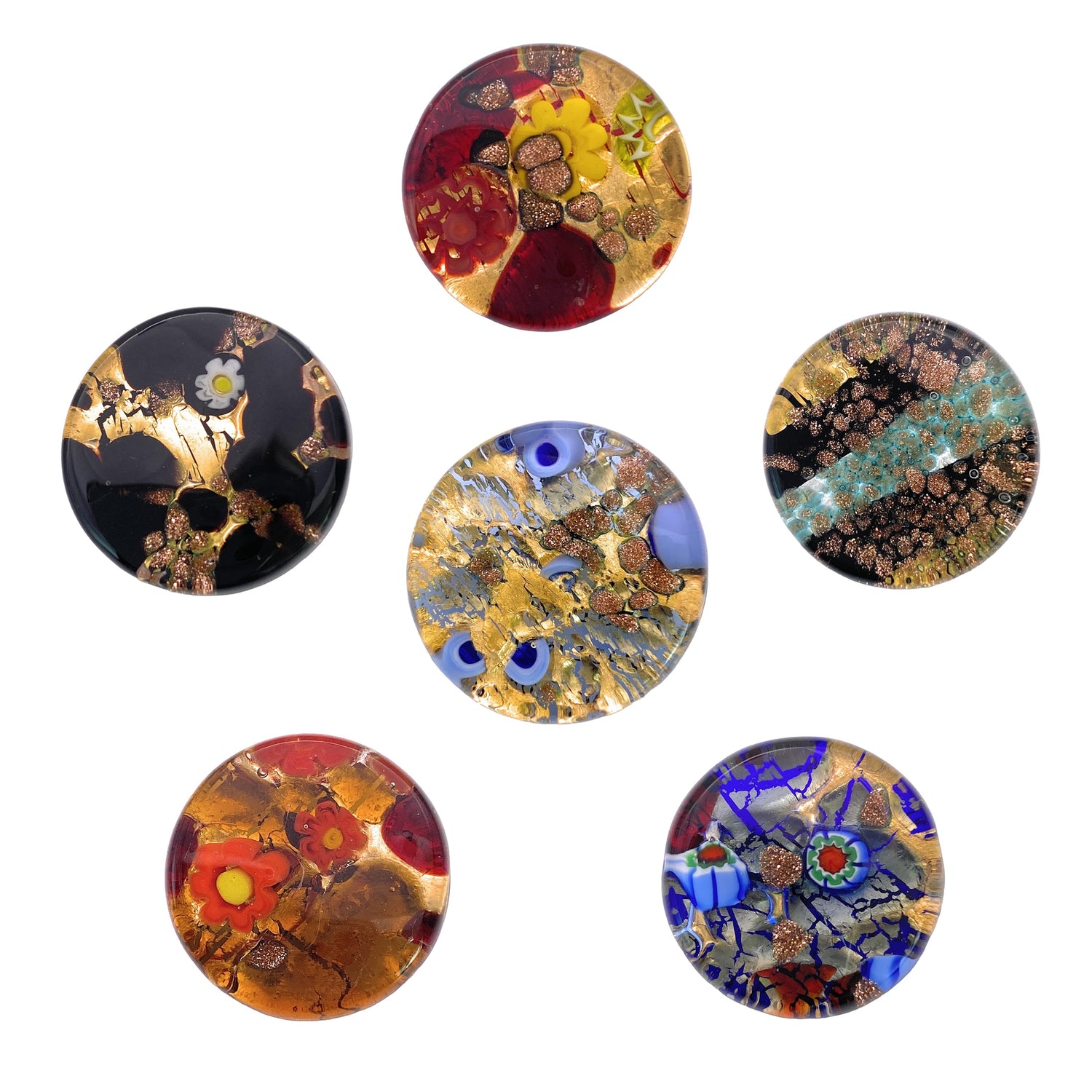 Murano Glass Brooches