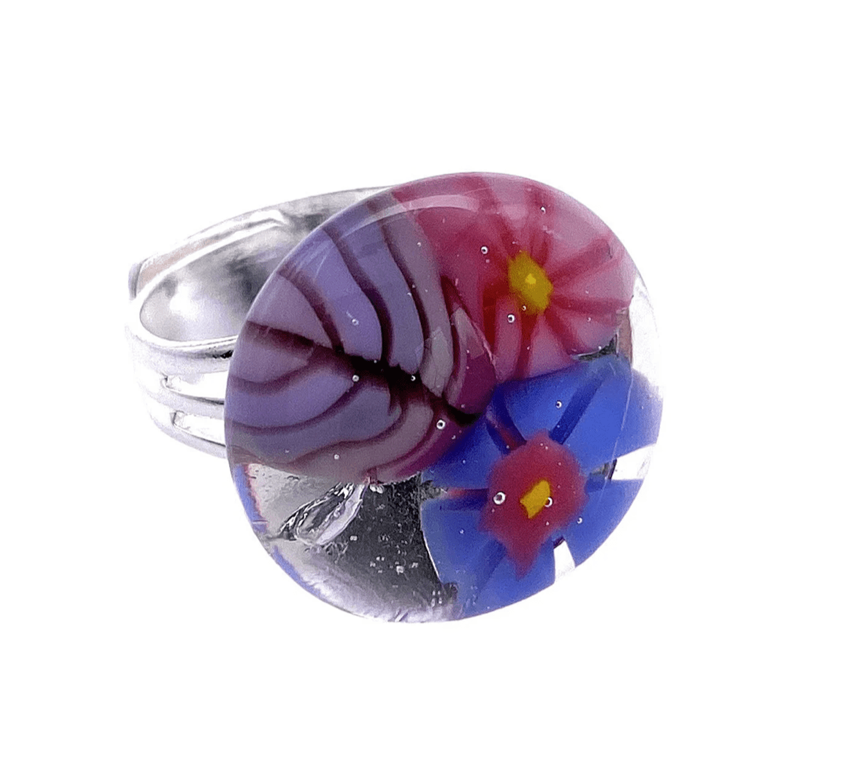 Handmade Glass Ring - Calon Glass & Murano Passion