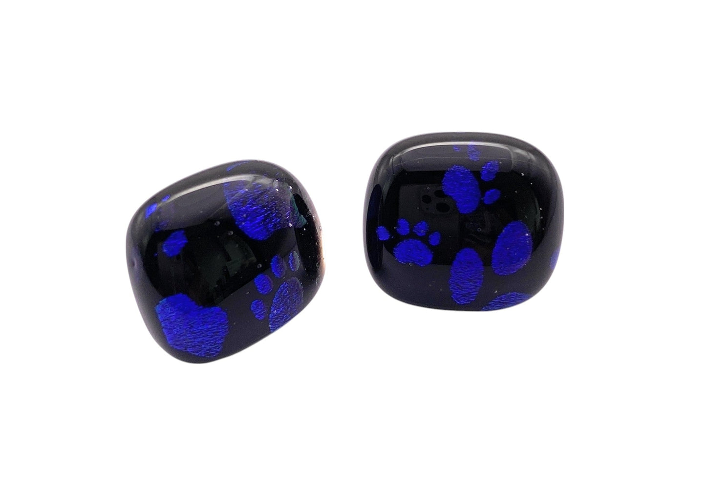Handmade Dichroic Glass Earrings - Calon Glass & Murano Passion