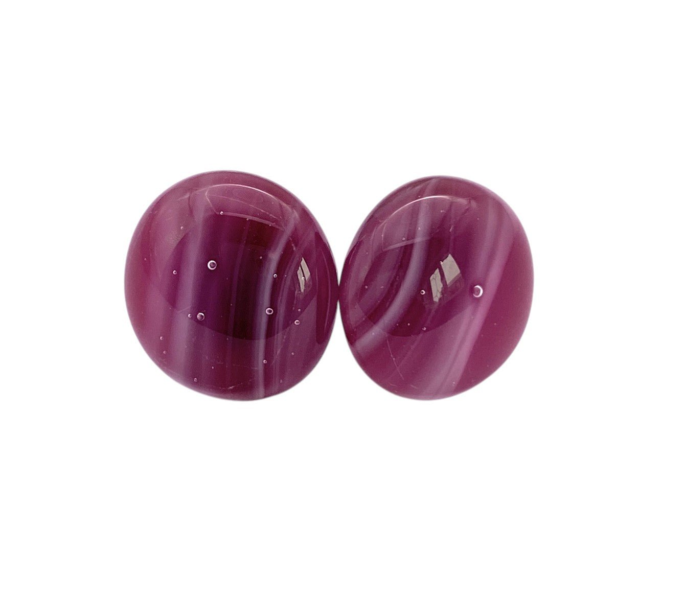 Handmade Dichroic Glass Earrings - Calon Glass & Murano Passion