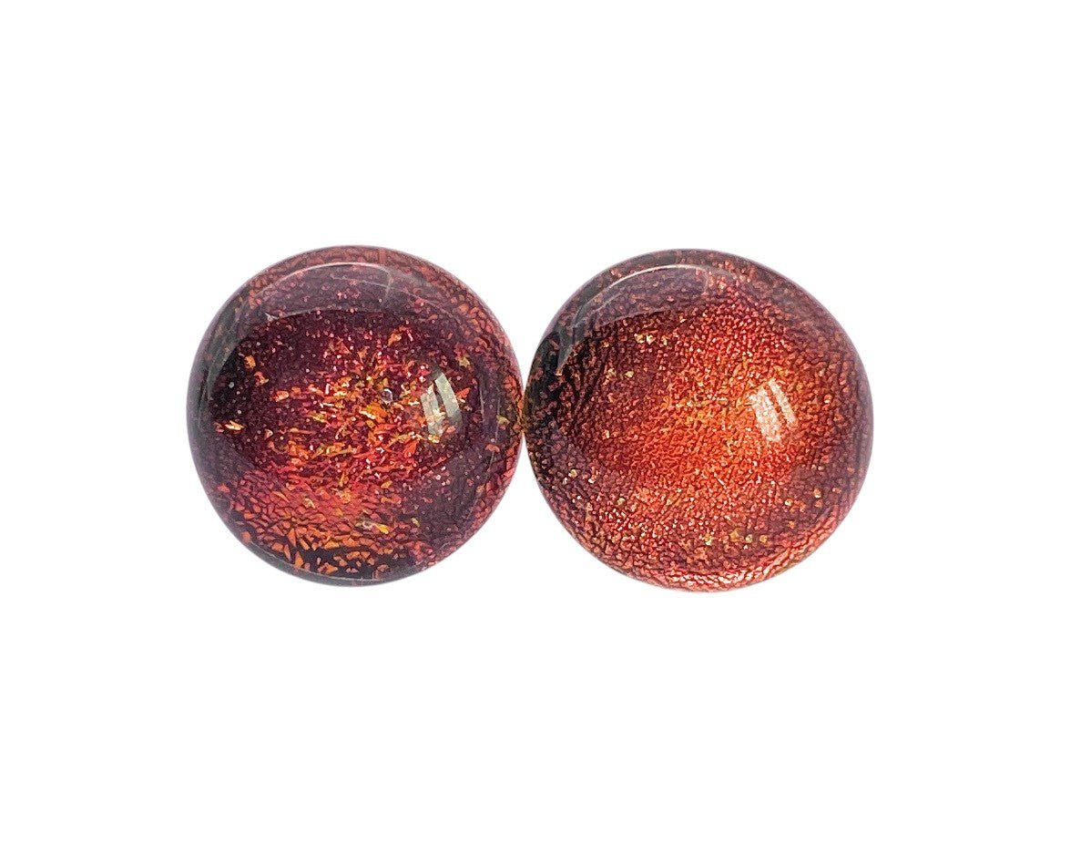 Handmade Dichroic Glass Earrings - Calon Glass & Murano Passion