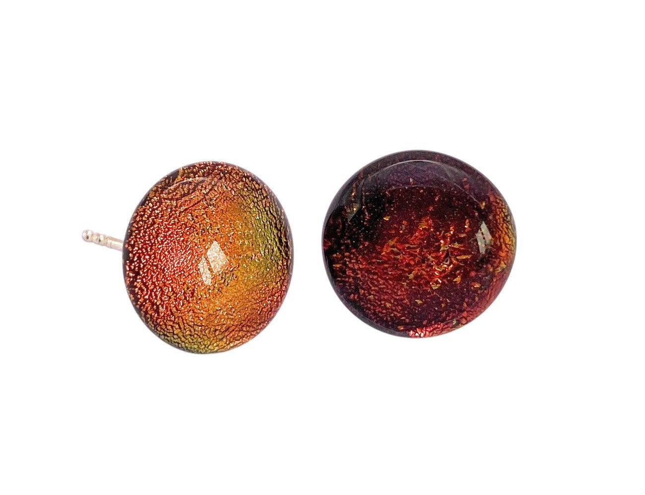 Handmade Dichroic Glass Earrings - Calon Glass & Murano Passion
