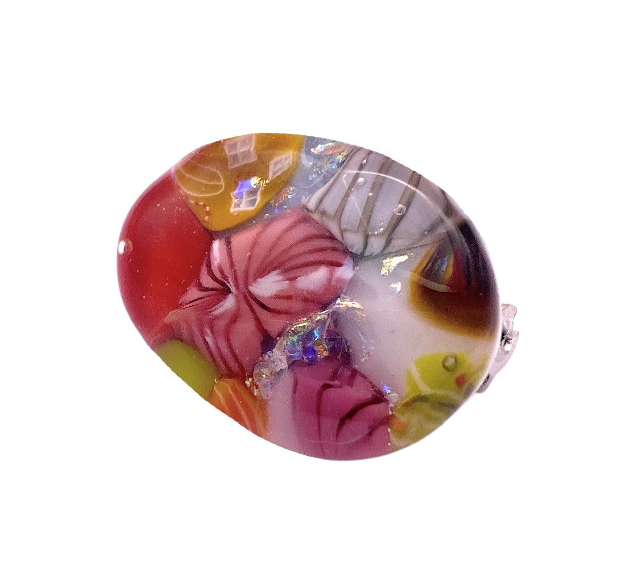 Handmade Glass Brooch - Calon Glass & Murano Passion