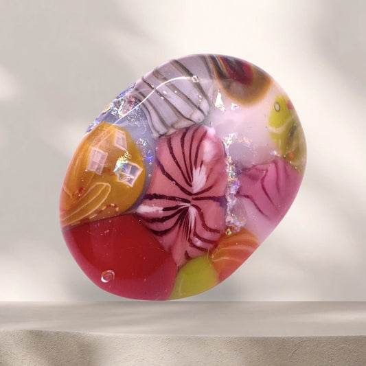 Handmade Glass Brooch - Calon Glass & Murano Passion