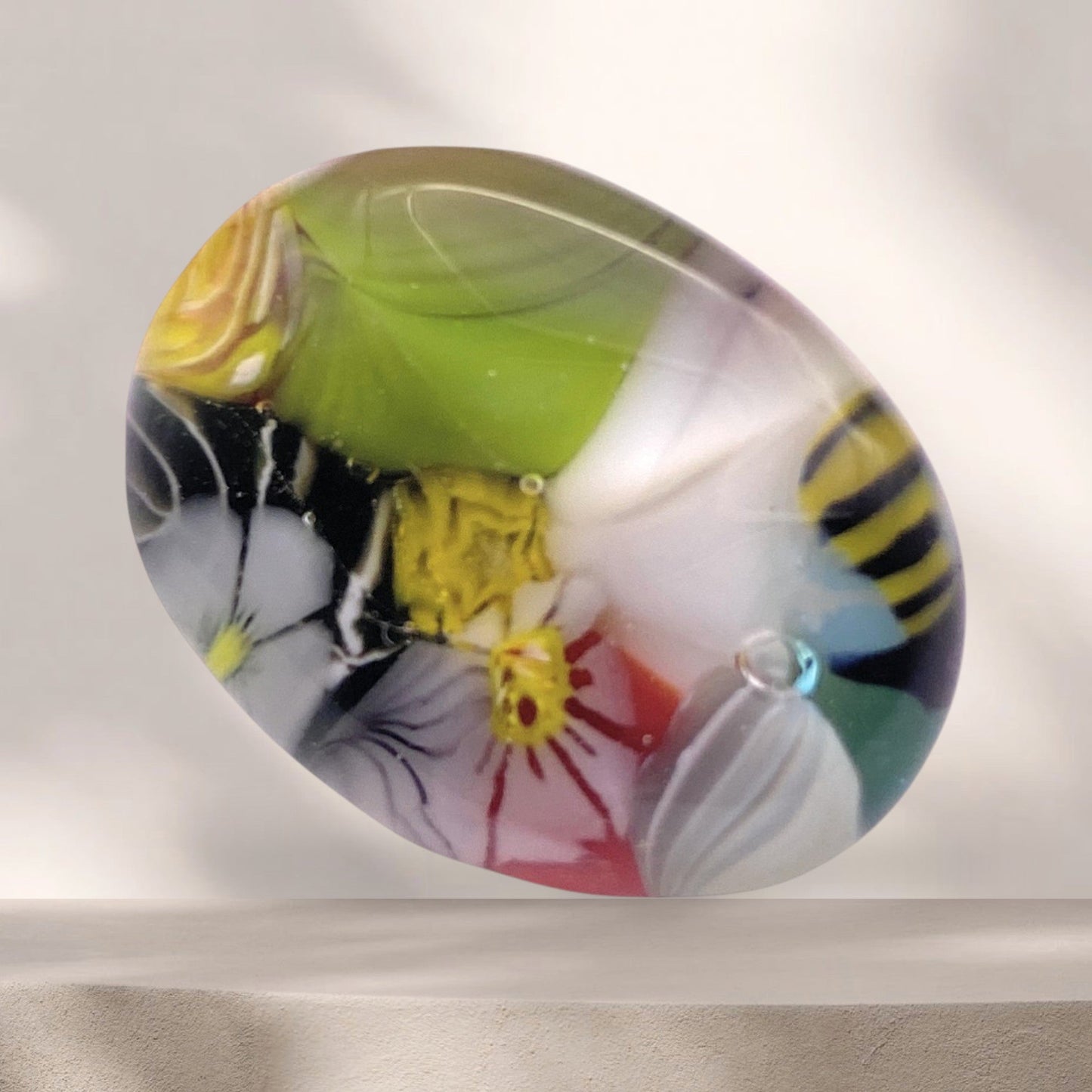 Handmade Glass Brooch - Calon Glass & Murano Passion