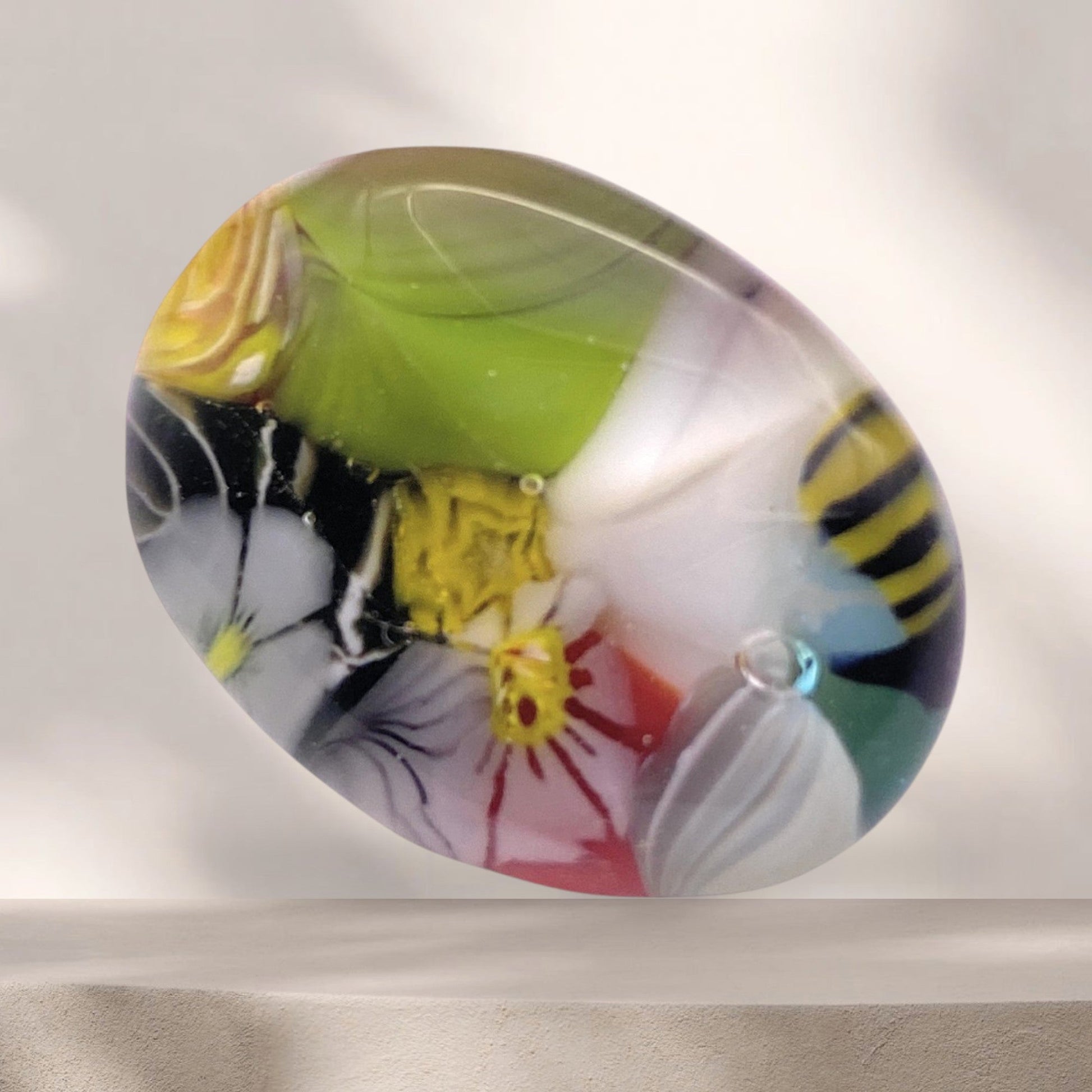 Handmade Glass Brooch - Calon Glass & Murano Passion