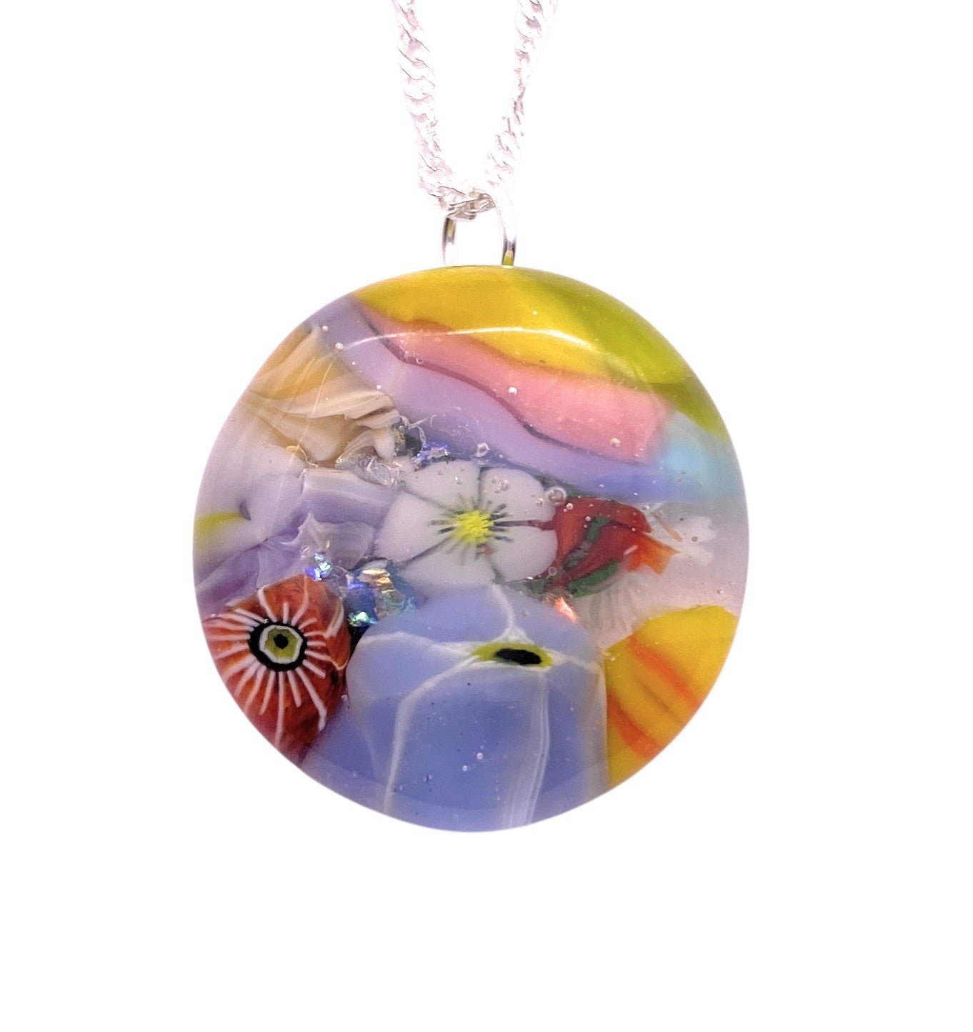 Handmade Glass Pendant - Calon Glass & Murano Passion