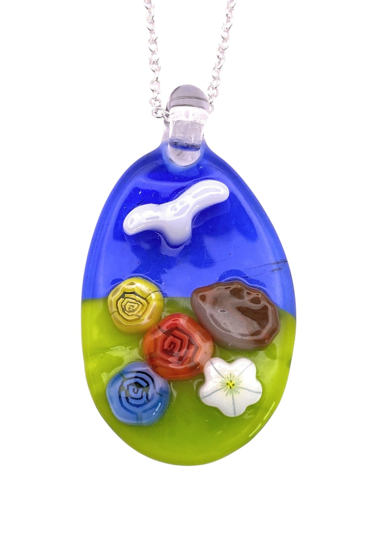 Handmade Glass Pendant - Calon Glass & Murano Passion