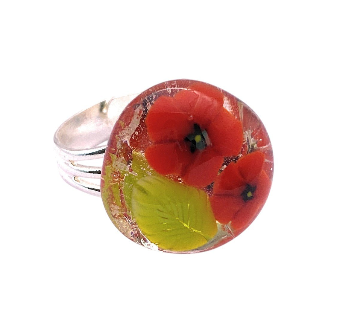 Handmade Glass Ring - Calon Glass & Murano Passion
