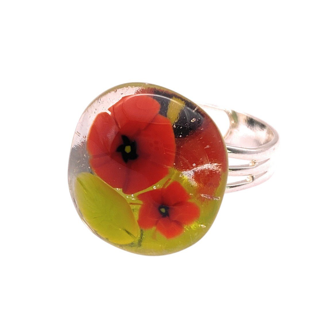 Handmade Glass Ring - Calon Glass & Murano Passion
