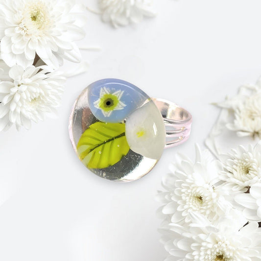 Handmade Glass Ring - Calon Glass & Murano Passion