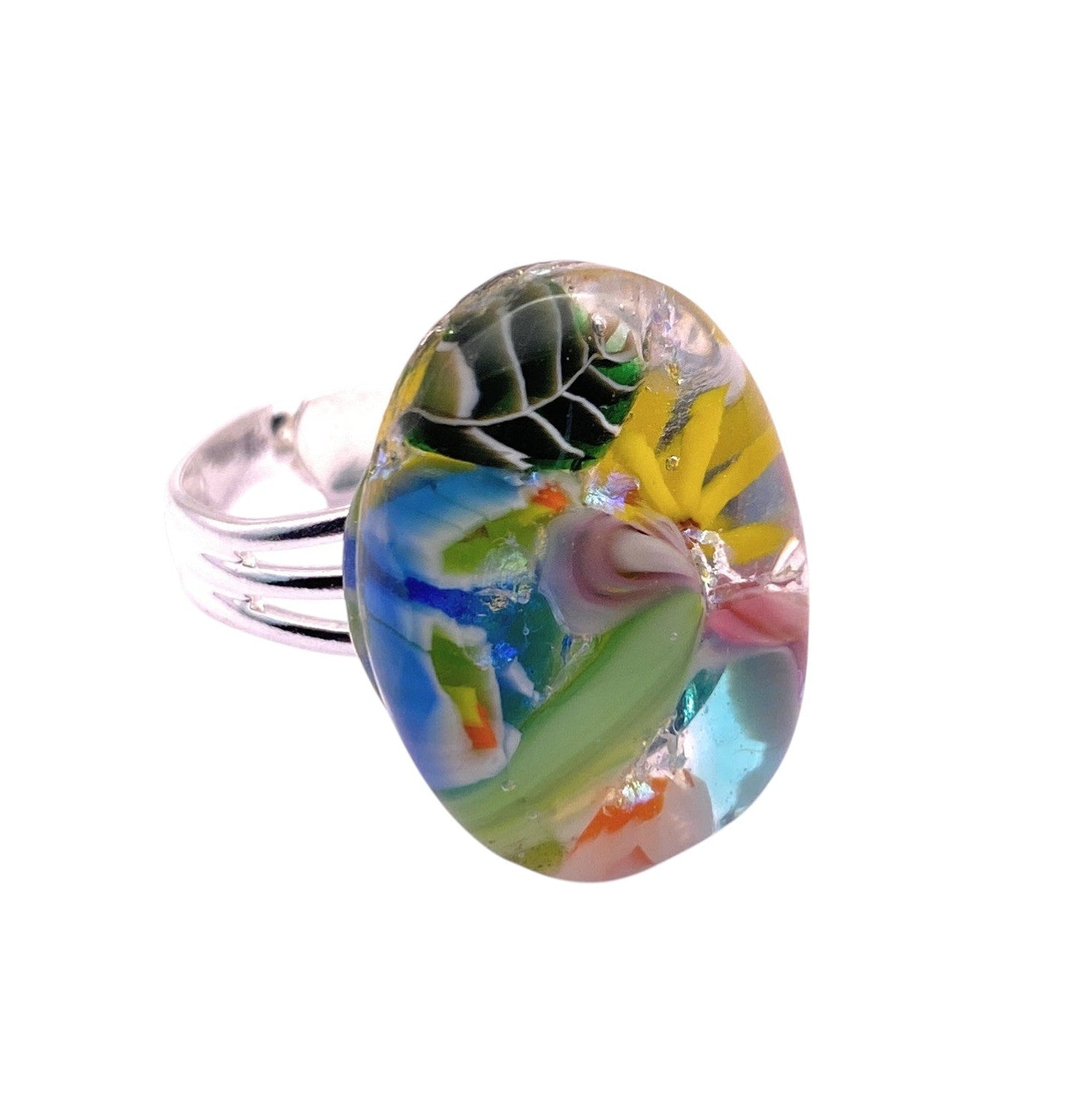 Handmade Glass Ring - Calon Glass & Murano Passion