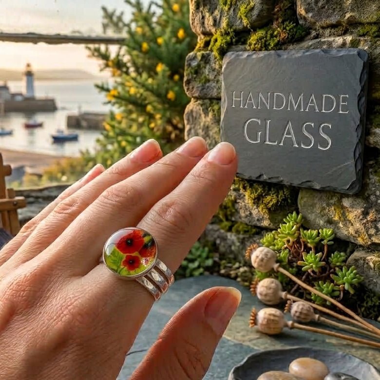 Handmade Glass Ring - Calon Glass & Murano Passion