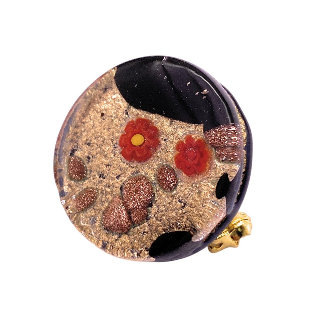 Murano Glass Brooch - Calon Glass & Murano Passion