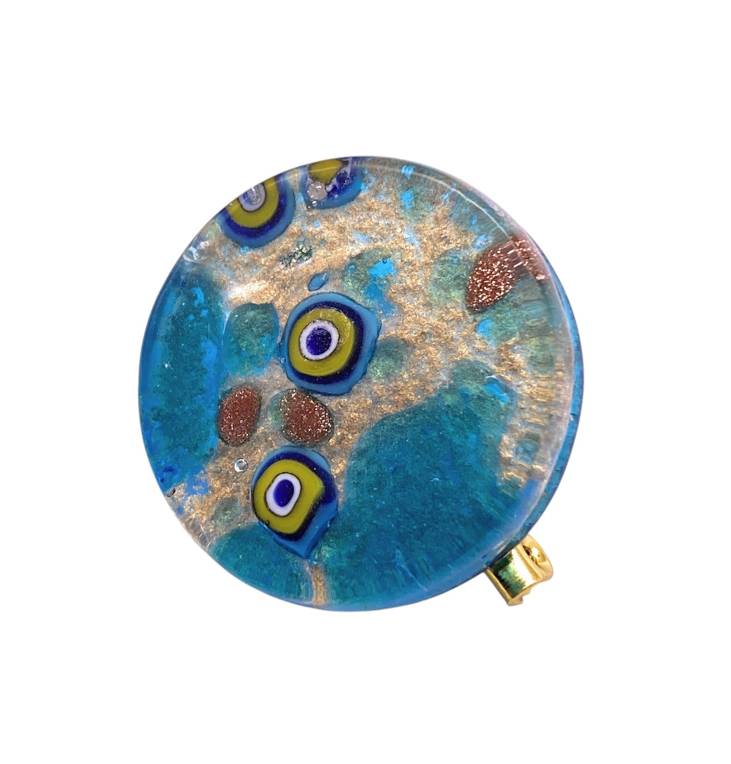 Murano Glass Brooch - Calon Glass & Murano Passion