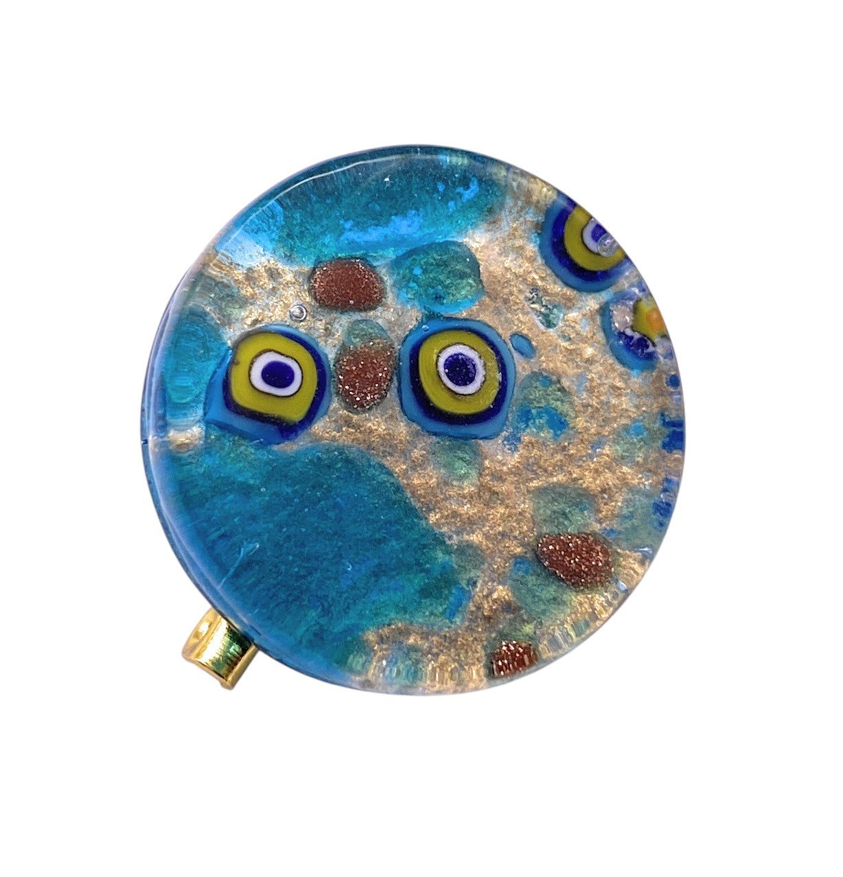 Murano Glass Brooch - Calon Glass & Murano Passion