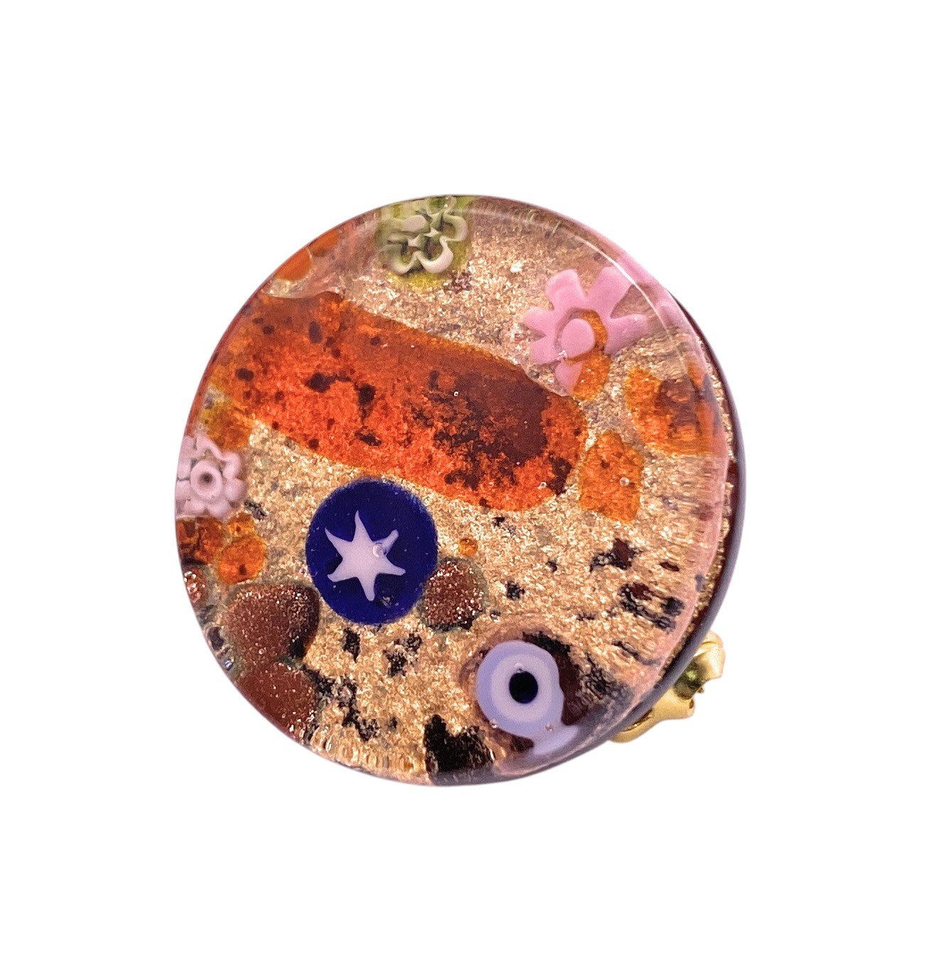 Murano Glass Brooch - Calon Glass & Murano Passion