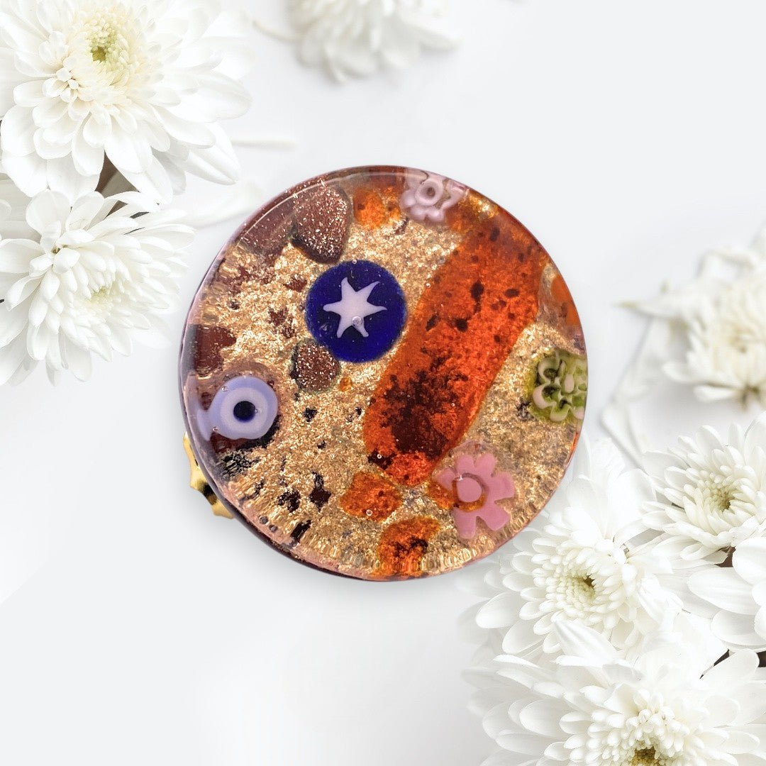 Murano Glass Brooch - Calon Glass & Murano Passion