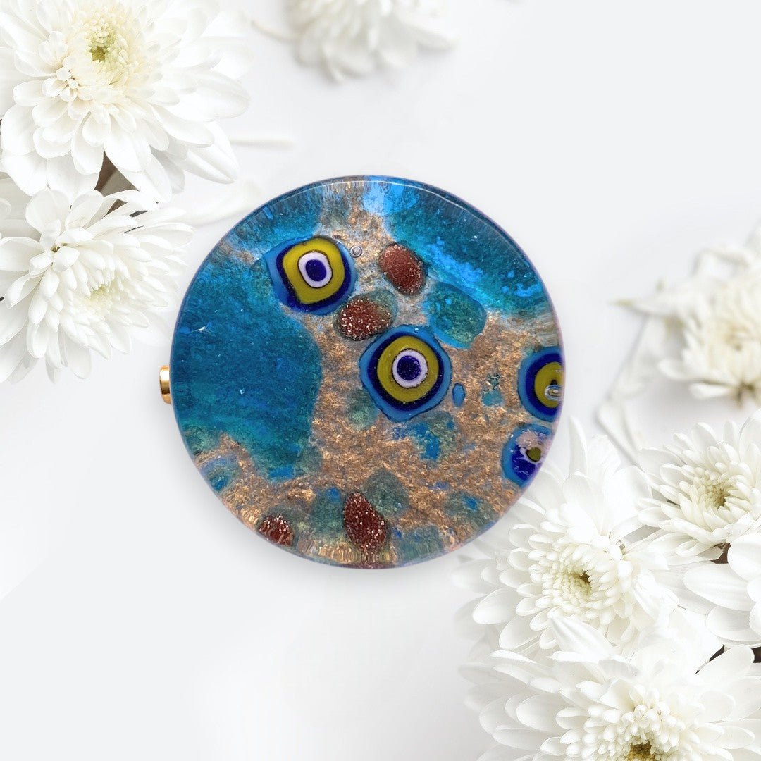 Murano Glass Brooch - Calon Glass & Murano Passion