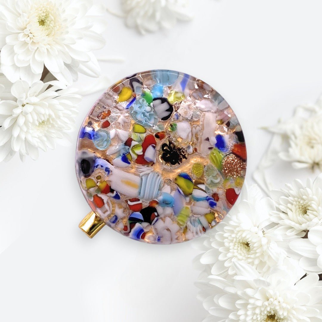 Murano Glass Brooch - Calon Glass & Murano Passion