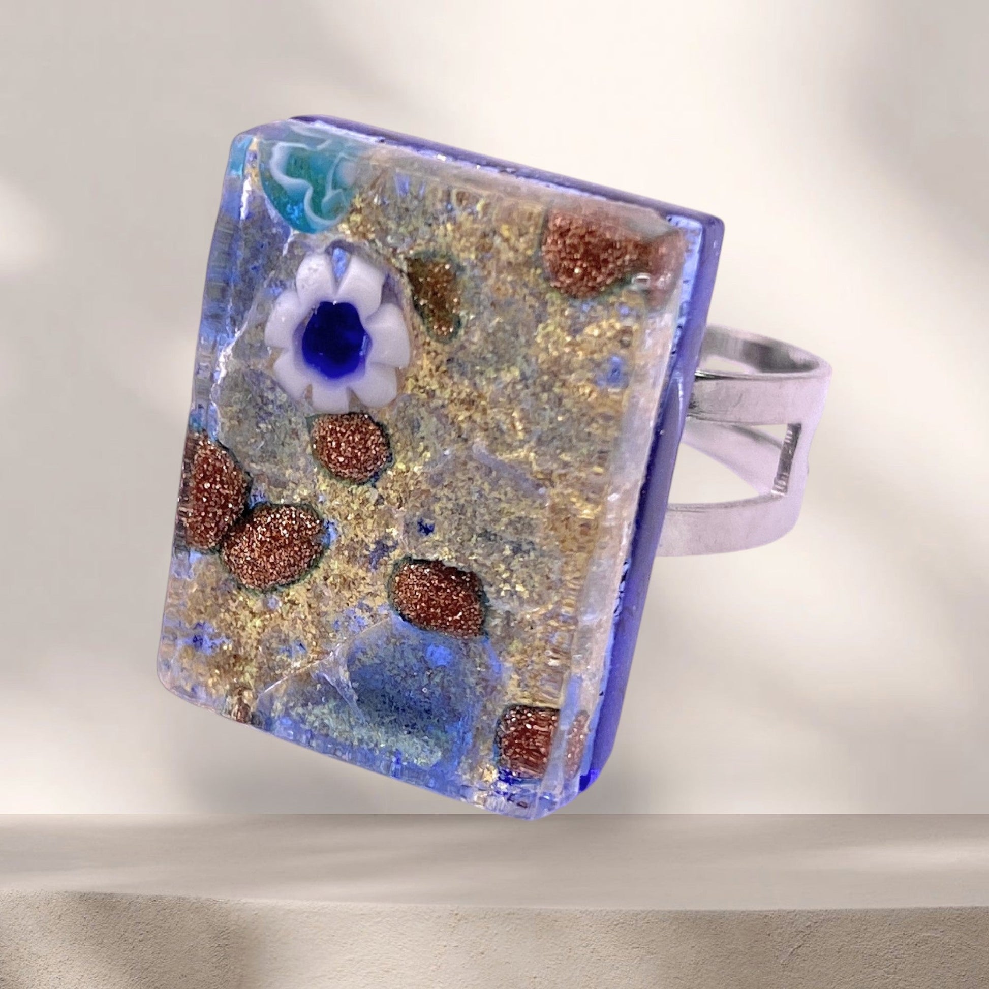 Murano Glass Ring - Calon Glass & Murano Passion