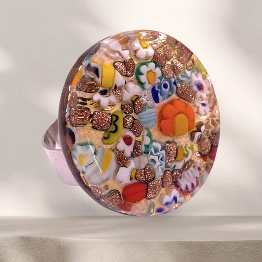 Murano Glass Ring - Calon Glass & Murano Passion