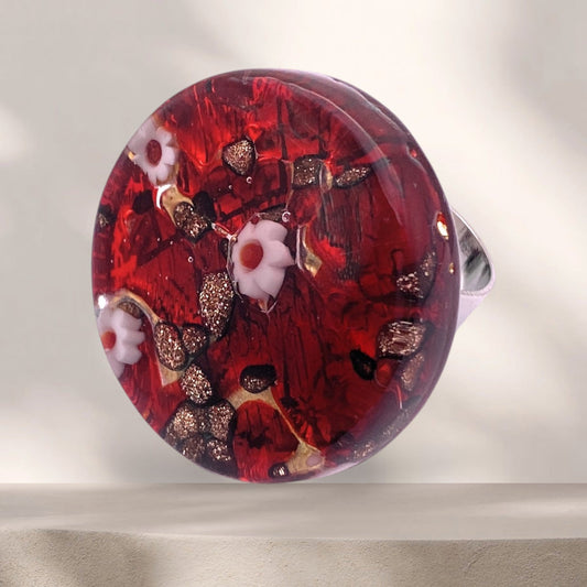 Murano Glass Ring - Calon Glass & Murano Passion