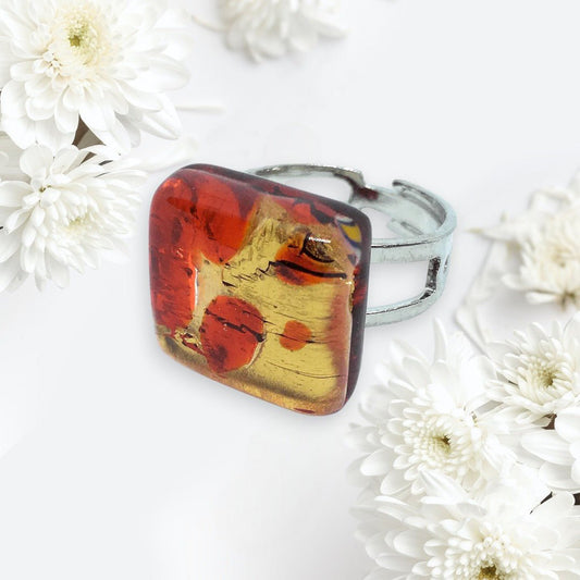 Murano Glass Ring - Calon Glass & Murano Passion
