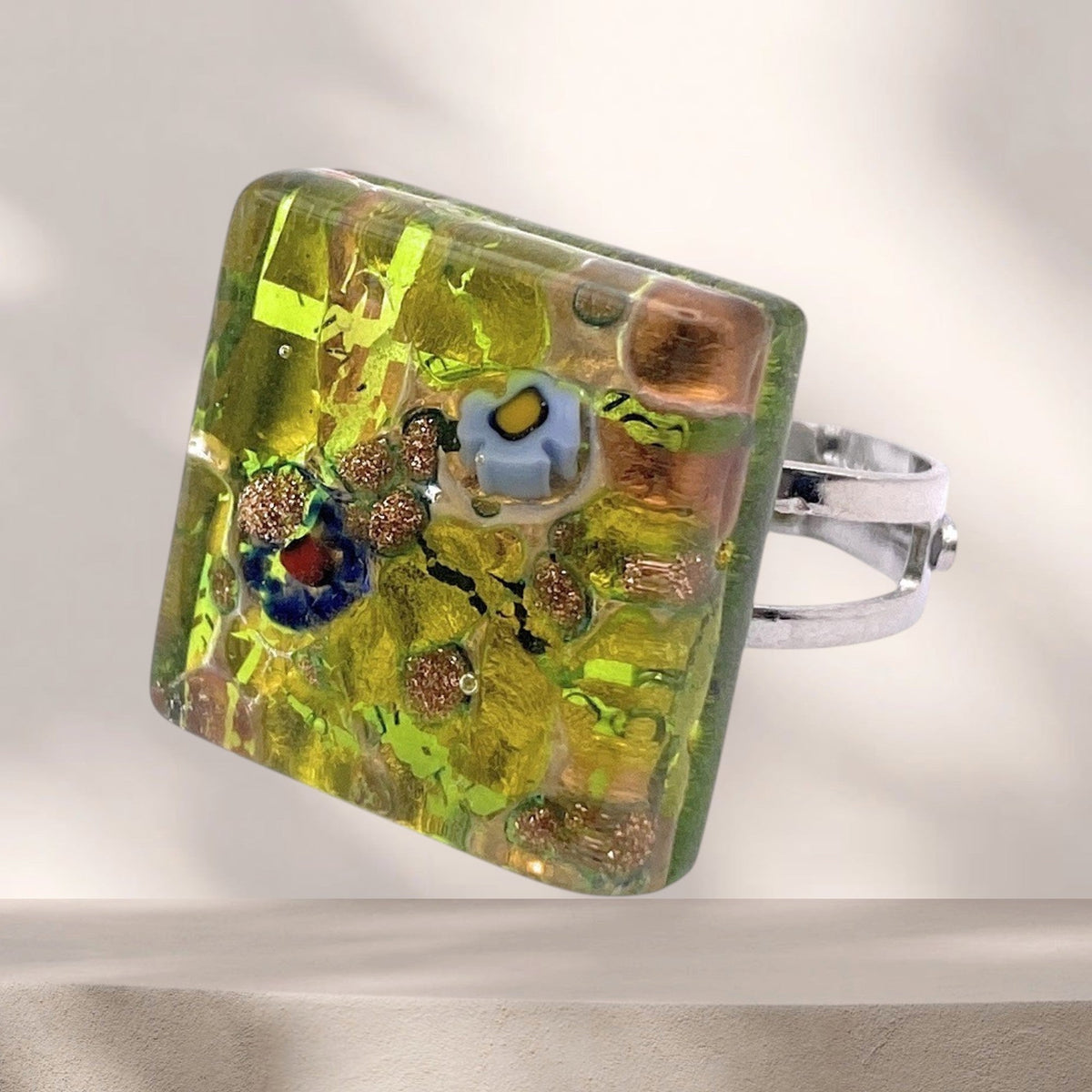 Murano Glass Ring - Calon Glass & Murano Passion