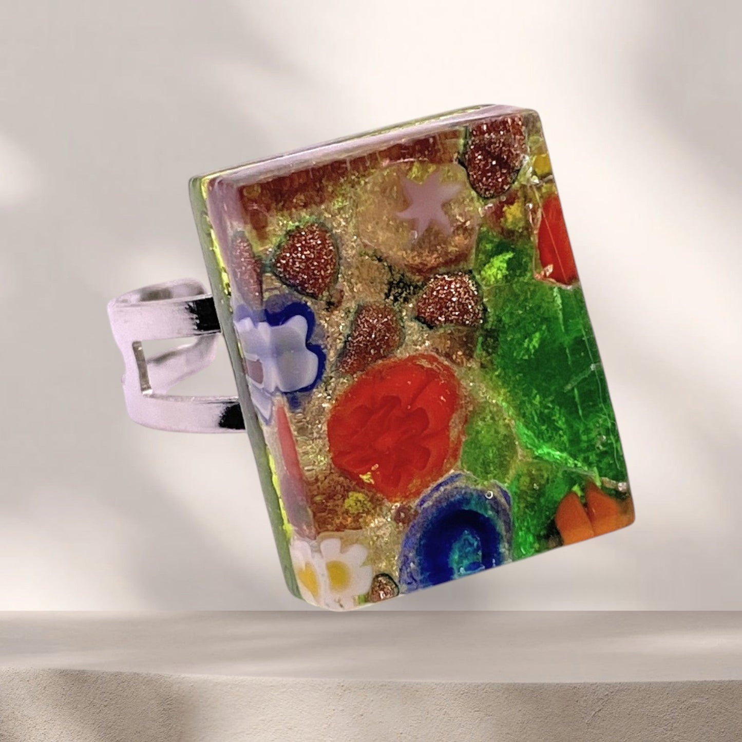 Murano Glass Ring - Calon Glass & Murano Passion