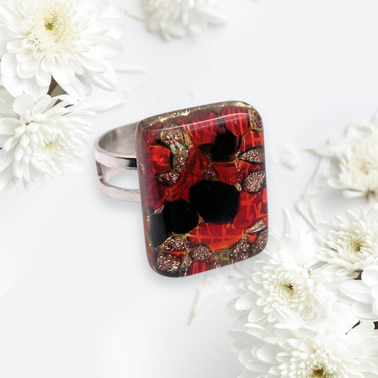 Murano Glass Ring - Calon Glass & Murano Passion