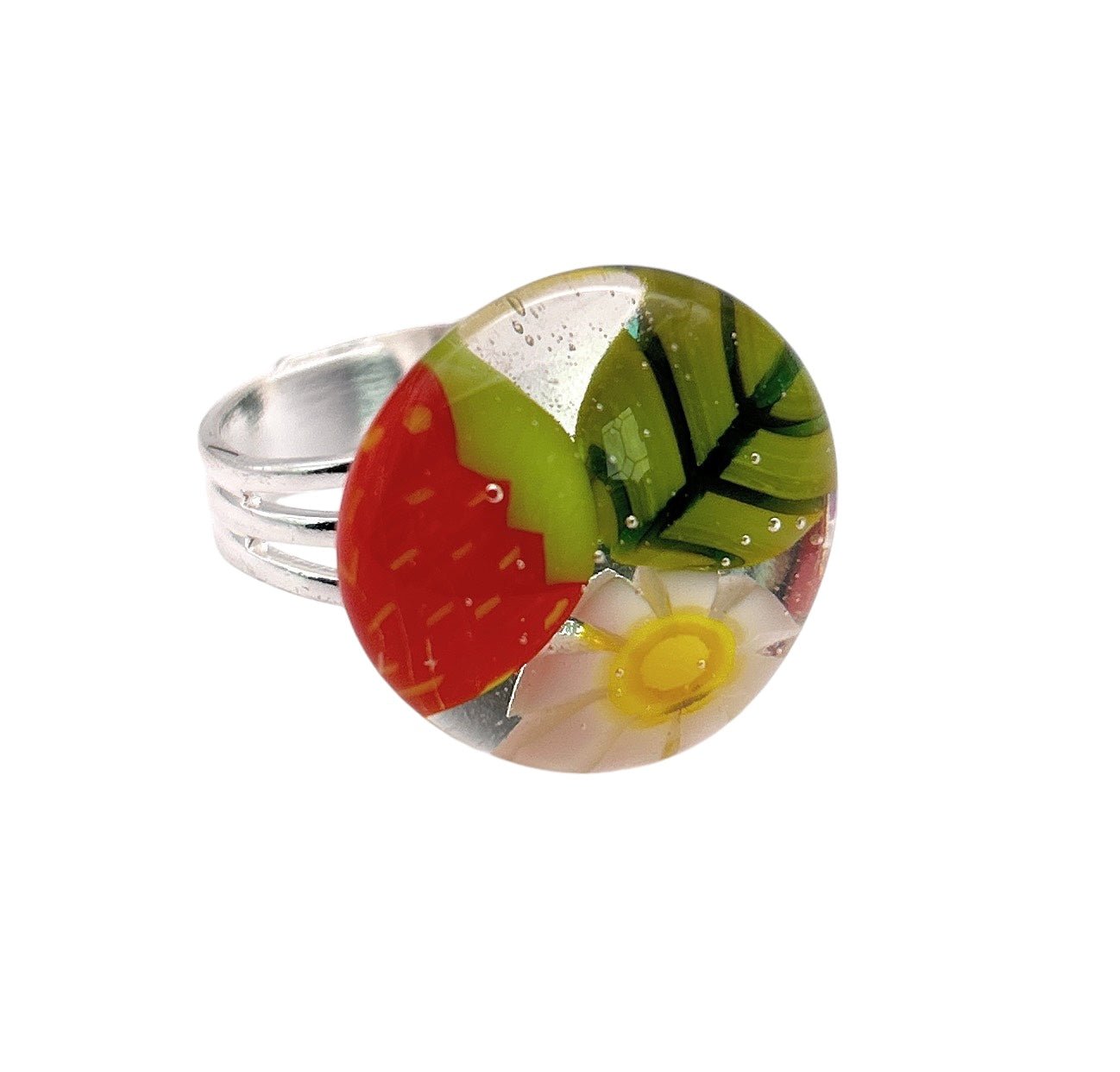 Handmade Glass Ring - Calon Glass & Murano Passion